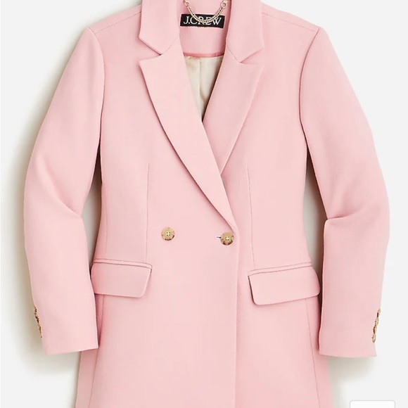 New J.Crew Evening Blazer-Jacket in Italian Double-Cloth Wool Size 4 - Picture 3 of 5